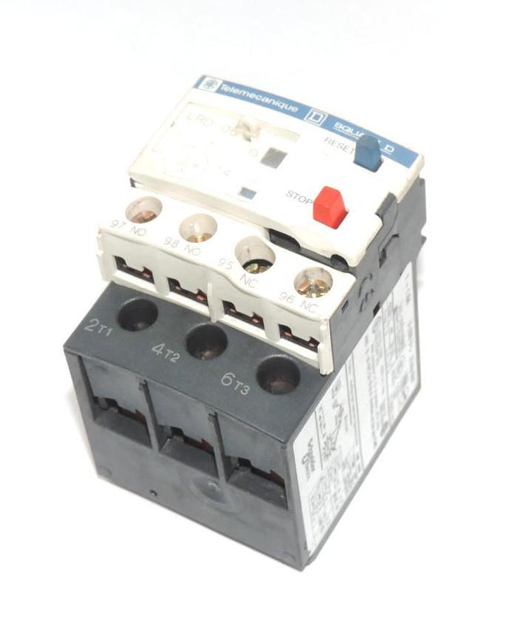 Used TELEMECANIQUE LRD-06 BIMETALLIC OVERLOAD RELAY LRD06