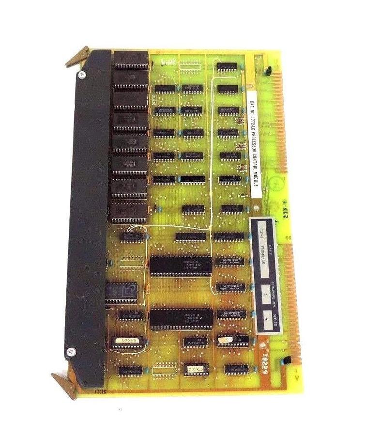 Used ALLEN BRADLEY 1772-LG PROCESSOR CONTROL MODULE SER. A, F/W REV. 3, 1772LG, LP-3