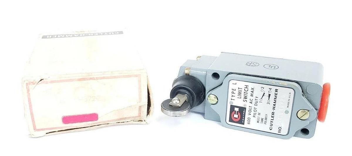 Used NIB CUTLER HAMMER 10316H872C LIMIT SWITCH TYPE: L 600VAC