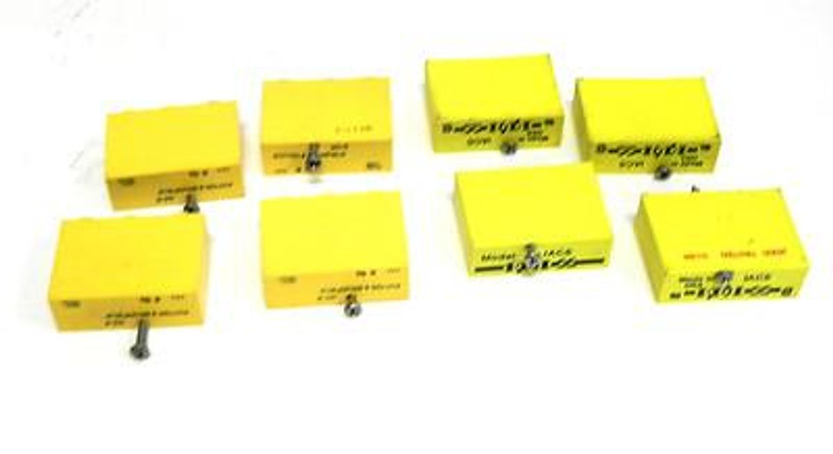 Used LOT OF 8 OPTO 22 AND POTTER AND BRUMFIELD SOLID STATE RELAYS