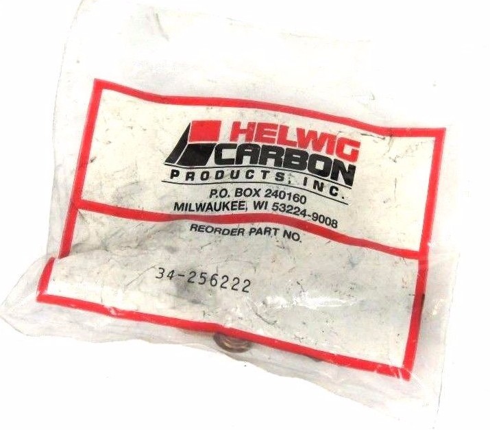Used SET OF 4 NEW HELWIG 34-256222 CARBON MOTOR BRUSHES 34256222