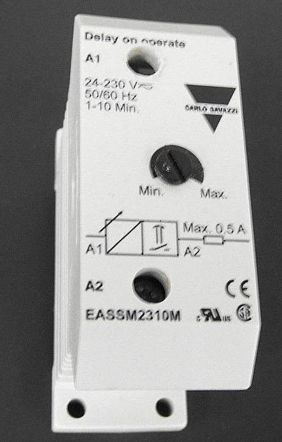 Used CARLO GAVAZZI EASSM2310M MINI E-TIMER DELAY ON AC/DC M
