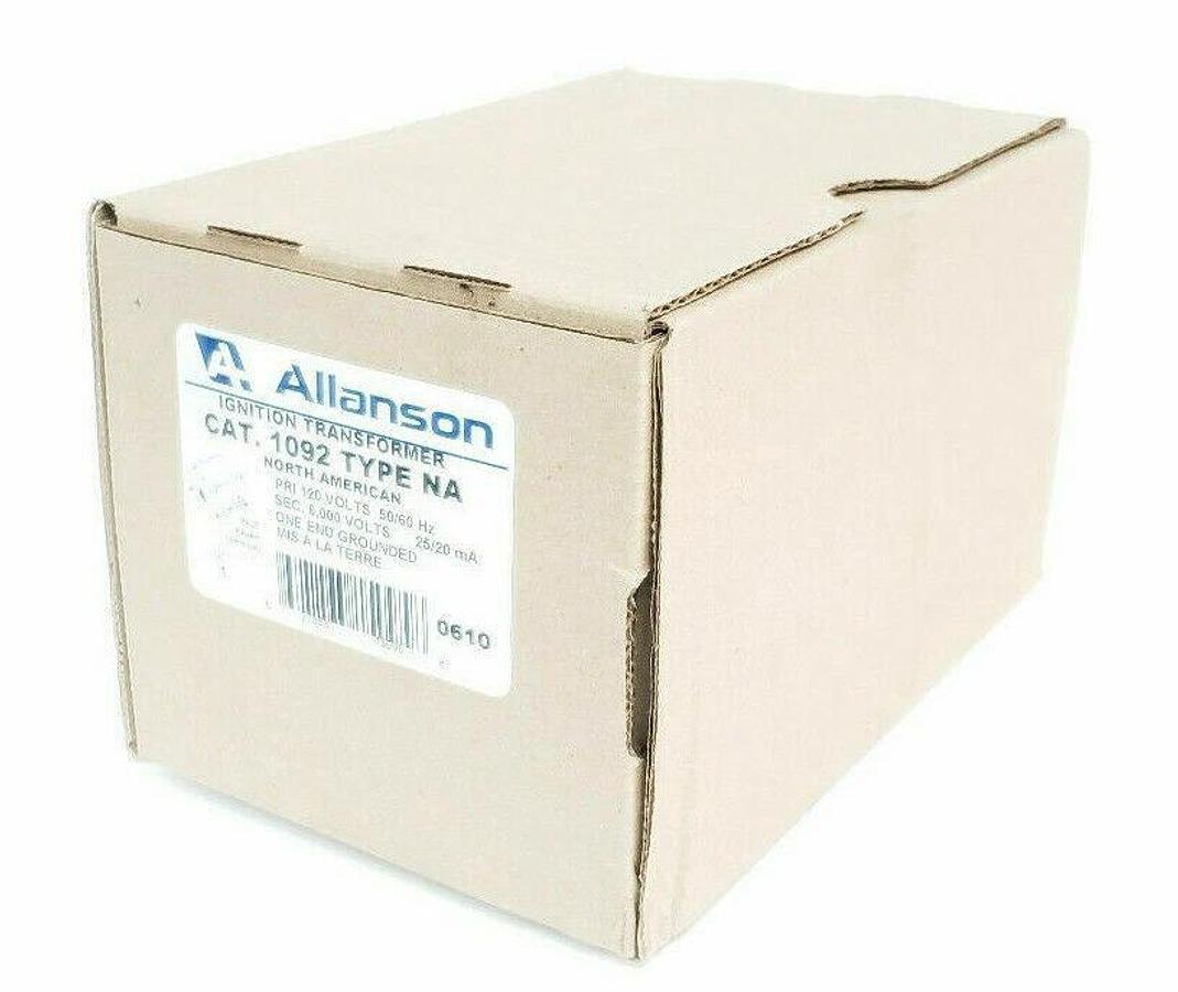 Used CASE OF 6 NIB ALLANSON 1092-NA IGNITION TRANSFORMERS 120/6000V 1092NA