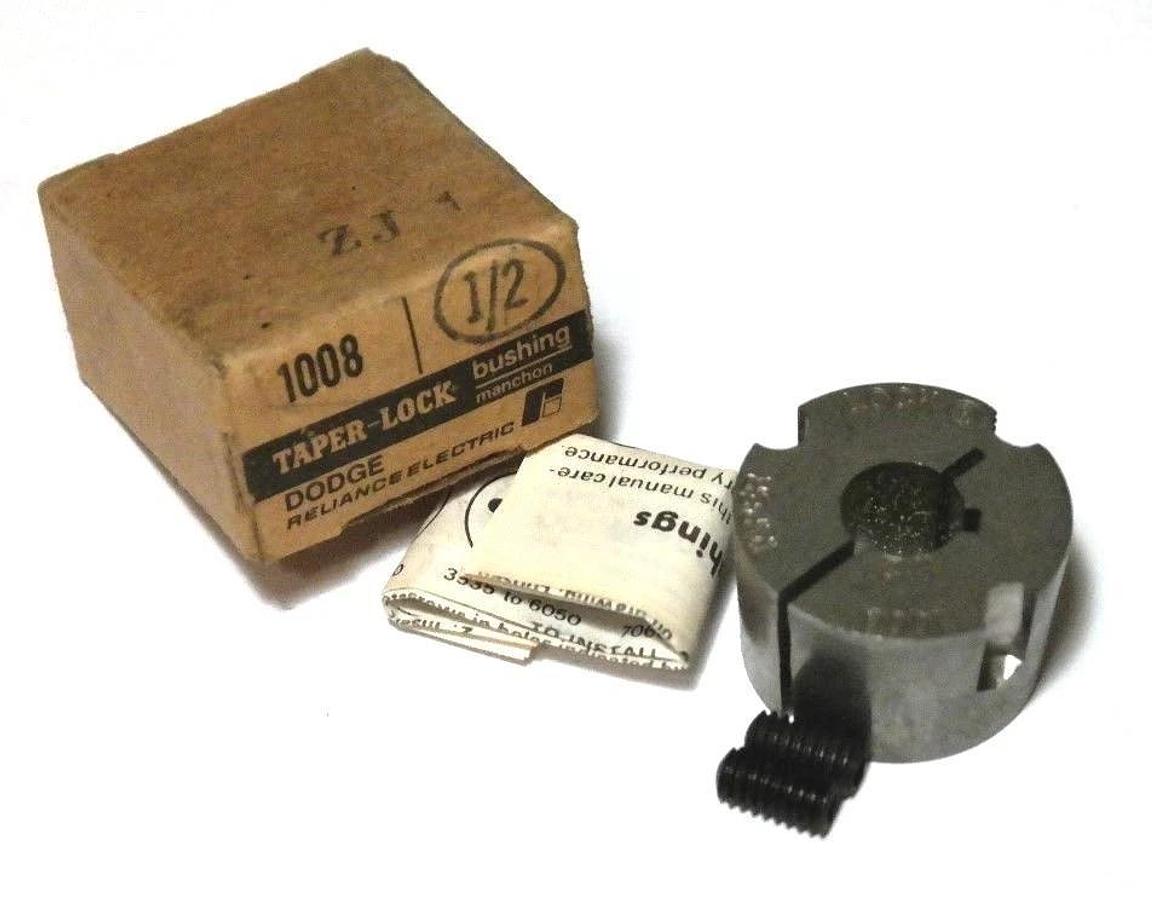 Used LOT OF 6 NIB DODGE 1008 1/2" TAPER-LOCK BUSHINGS 119176