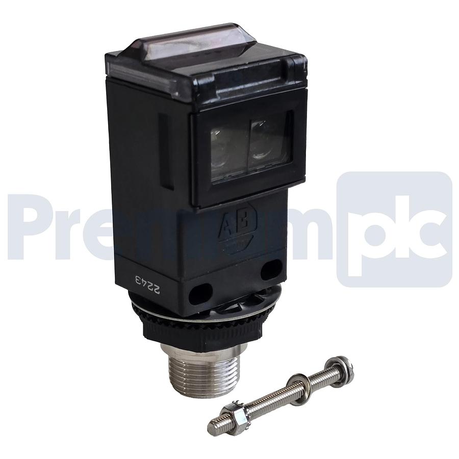 Used Allen-Bradley 42GRU-9202-QD /B PHOTOSWITCH Photoelectric Sensor M12 NSMP (read)