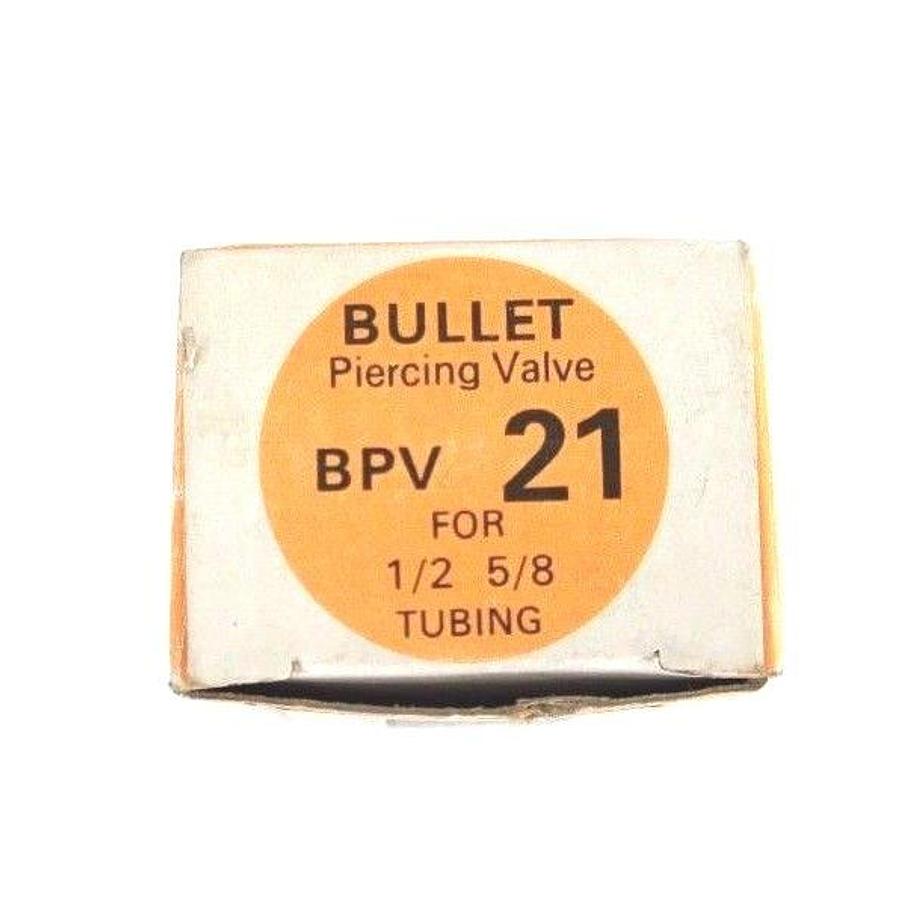 Used NIB BULLET PIERCING VALVE BPV 21 FOR 1/2" AND 5/8" TUBING