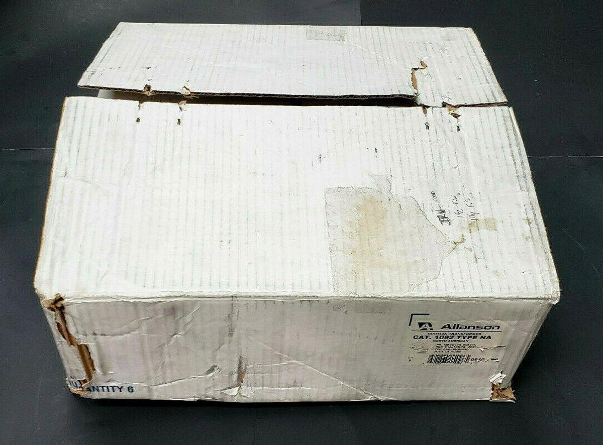 Used CASE OF 6 NIB ALLANSON 1092-NA IGNITION TRANSFORMERS 120/6000V 1092NA