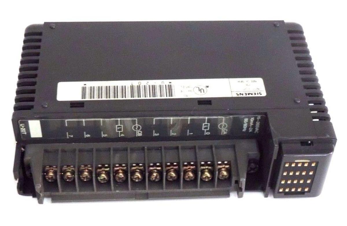 Used SIEMENS U-20T SIMATIC 16POINT OUTPUT MODULE 15/265VAC, 10MA/2A, 50/60HZ, U20T