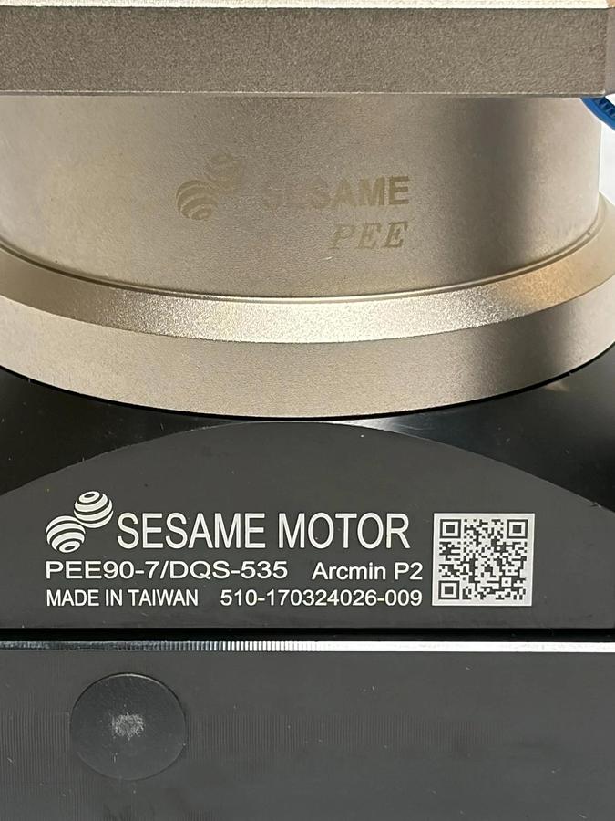 Sesame Motor PEE90-7/DQS-535 Planetary Gearbox Arcmin P2 Precision Reducer New