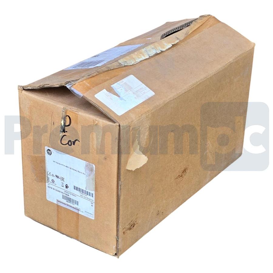 Open Pre-Owned Allen Bradley MPM-B1304M-MJ72AA /A MPM Servo Motor 480V w/o Brake