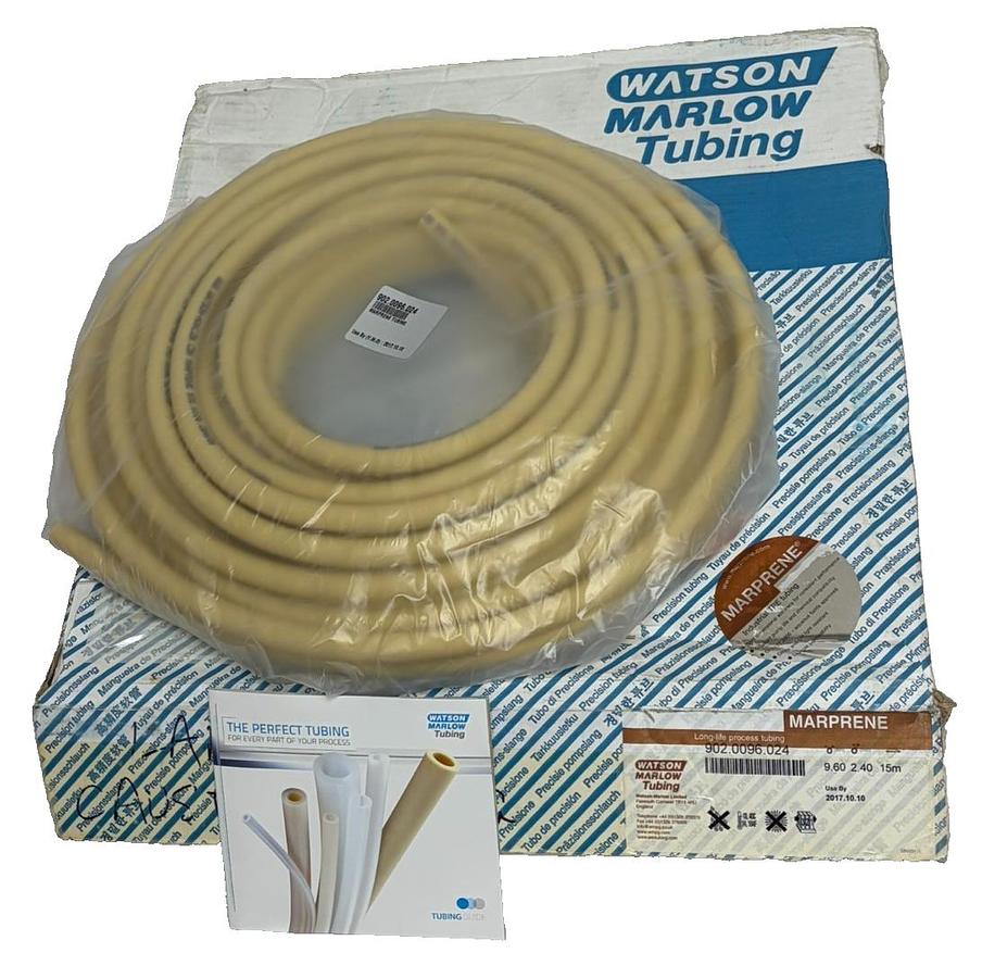 New Watson Marlow 902.0096.024 Marprene Process Tubing 9.6mm ID 2.4mm WT 15m