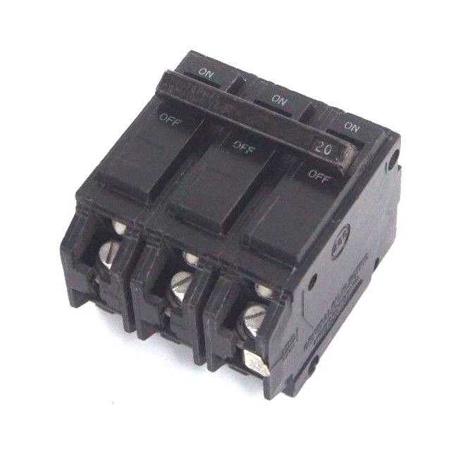 Used GENERAL ELECTRIC HACR TYPE CIRCUIT BREAKER 20 AMP ISSUE NO. LM-6469