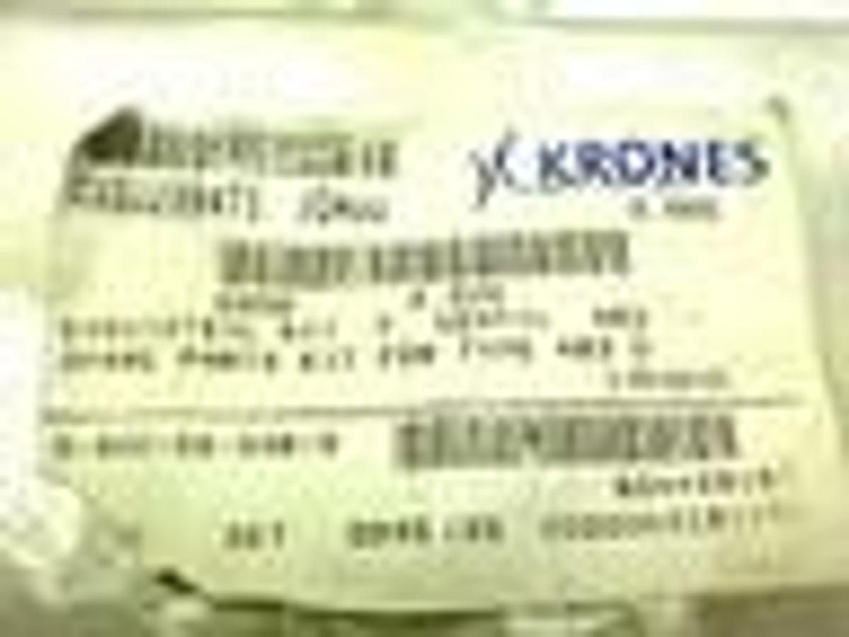 Used KRONES 0-900-26-936-0 SPARE PARTS KIT FOR TYPE 483 D KA50299471 / 0400 60442819
