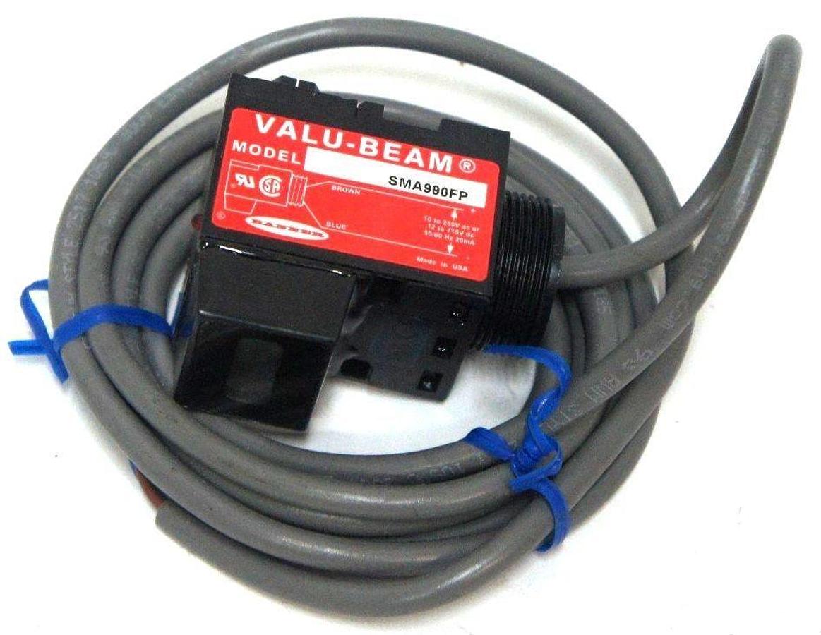 NEW BANNER ENGINEERING SMA990FP VALUE BEAM SENSOR 10-250VAC, 12-115VDC 50/60 HZ