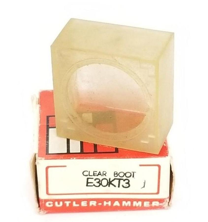 Used NIB EATON CUTLER-HAMMER E30KT3 CLEAR BOOT
