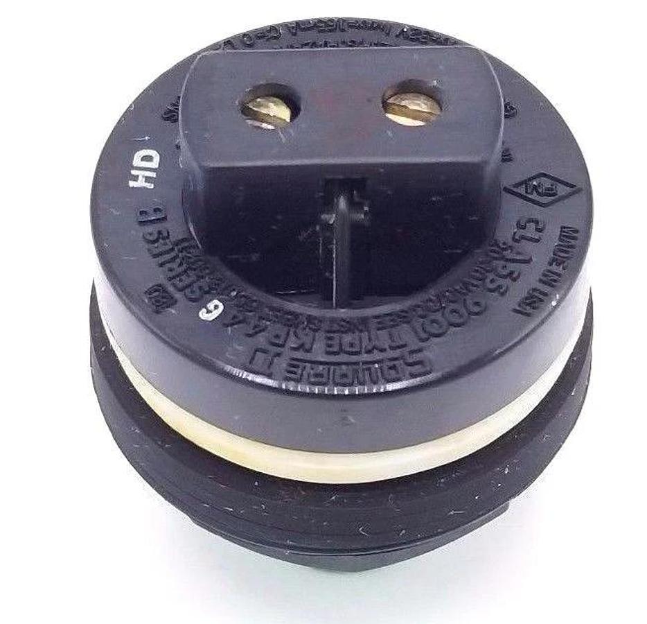 Used SQUARE D 9001-KP44G SER. B GREEN PILOT LIGHT 30MM, 20/30V, 9001KP44G