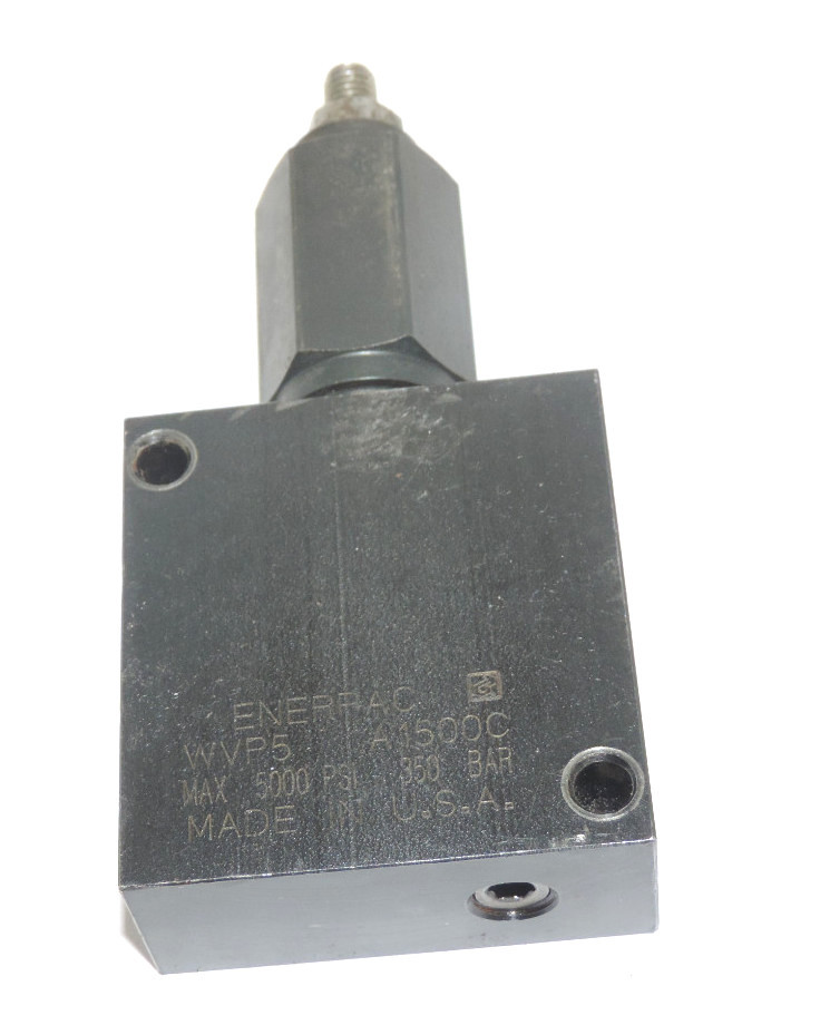 Used ENERPAC WVP5 SEQUENCE VALVE WVP5 A1500C, MAX 5000 PSI