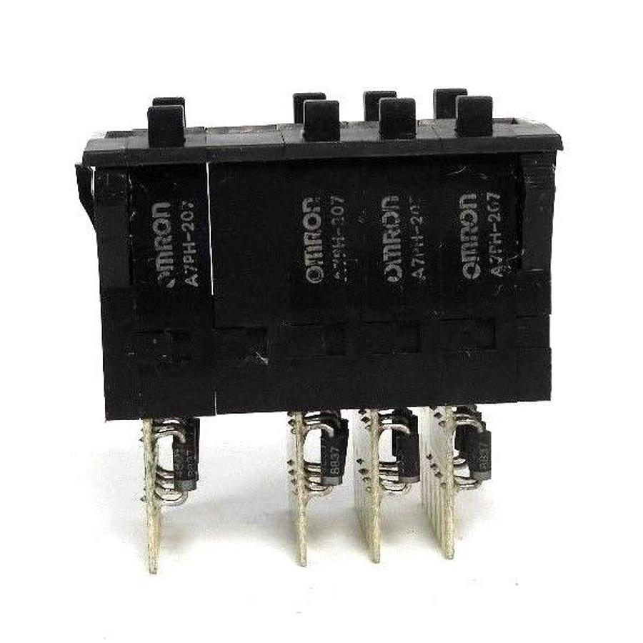Used LOT OF 4 OMRON A7PH-207 THUMBWHEEL SWITCHES