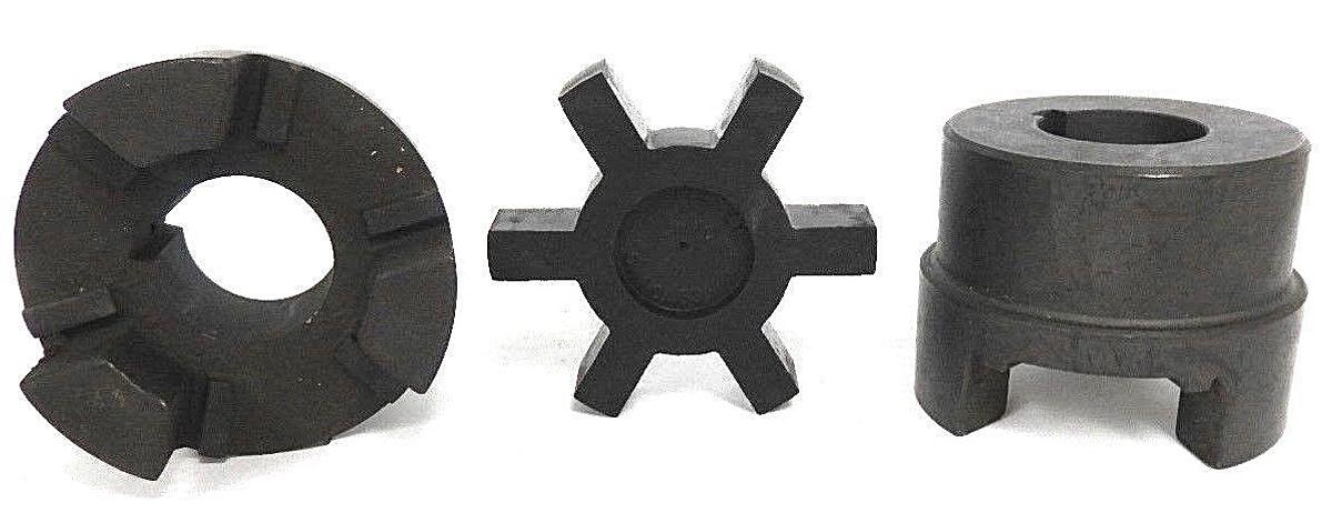 LOT OF 2 NEW MAUREY FC110X1-3/8 SHAFT COUPLINGS 1-3/8INCH BORE W/ B110 SPIDER