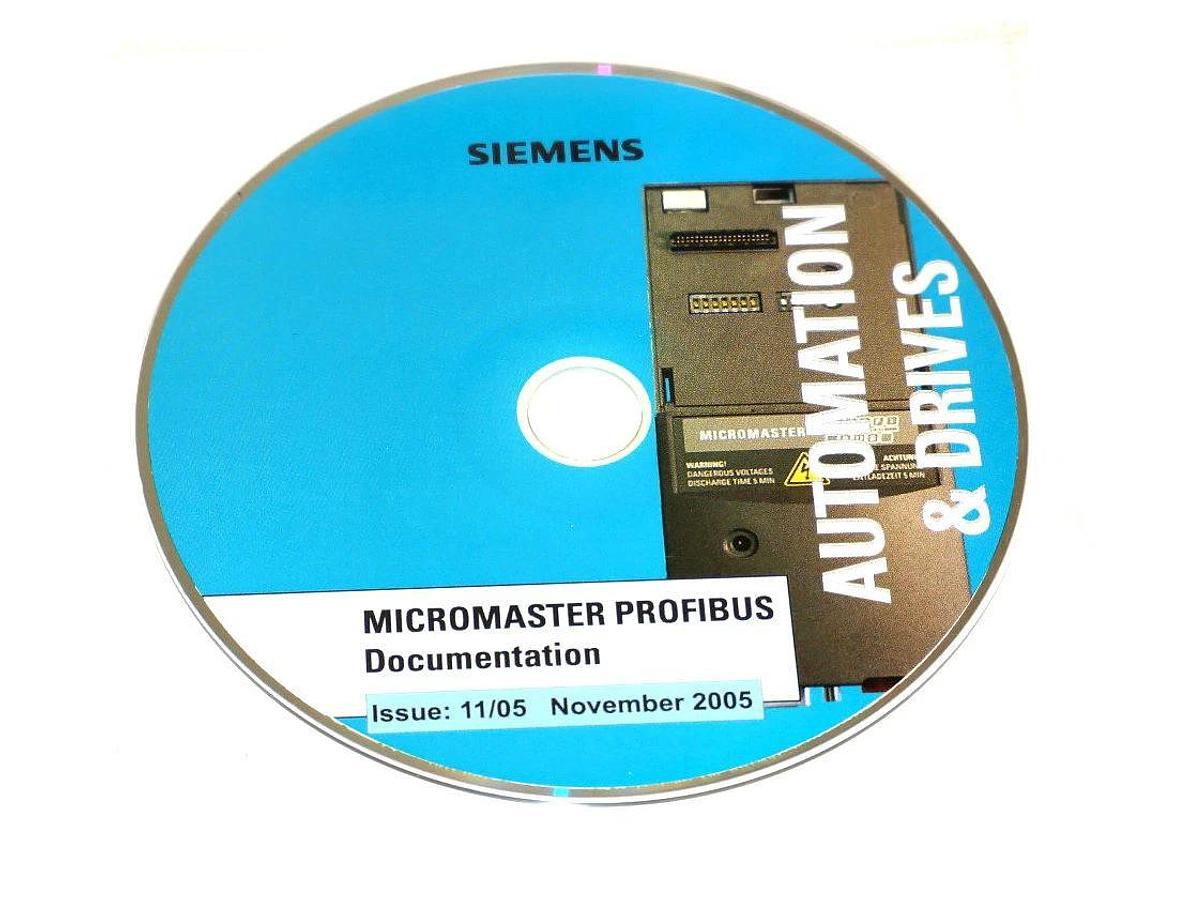 NEW SIEMENS A5E00691014A MICROMASTER PROFIBUS DOCUMENTATION CD-ROM