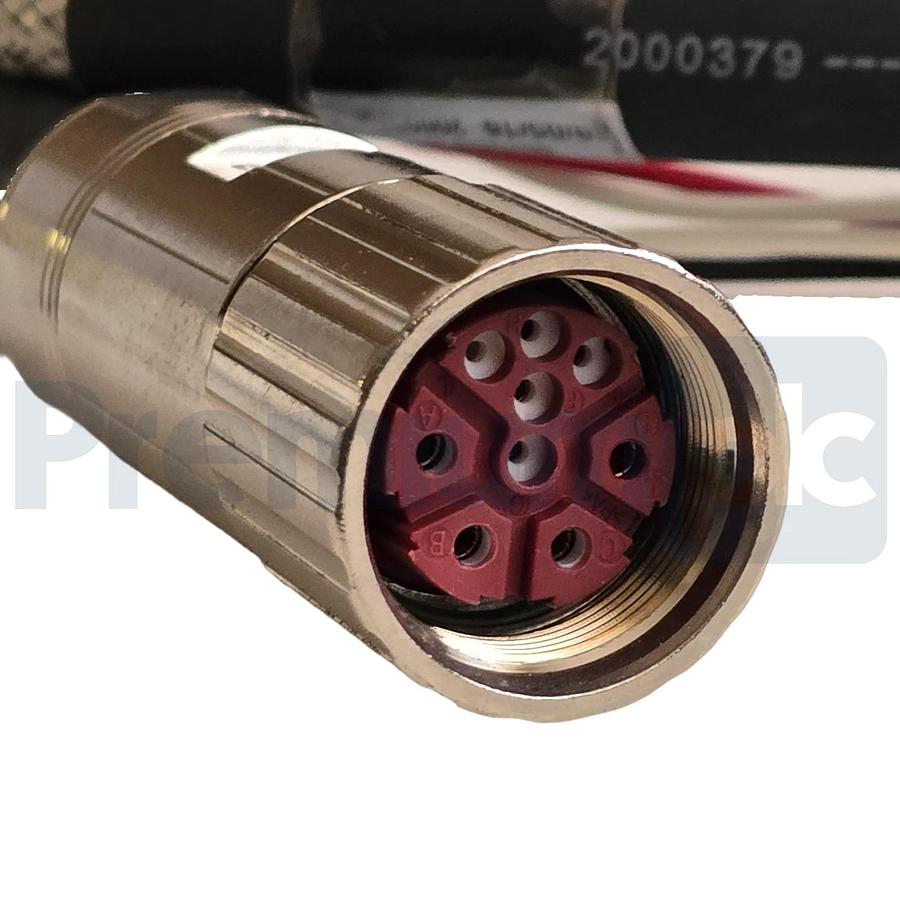 Used Allen-Bradley 2090-XXNPMF-16S01 /A Kinetix Power Cable 16AWG 1m M23 Connector
