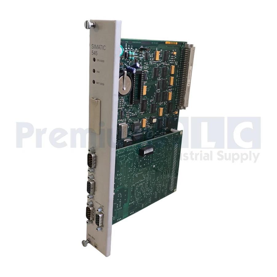 Used USED SIEMENS TI 545-1104 SIMATIC 545 / TI545 / TI505 4-PORT CPU MODULE 5451104