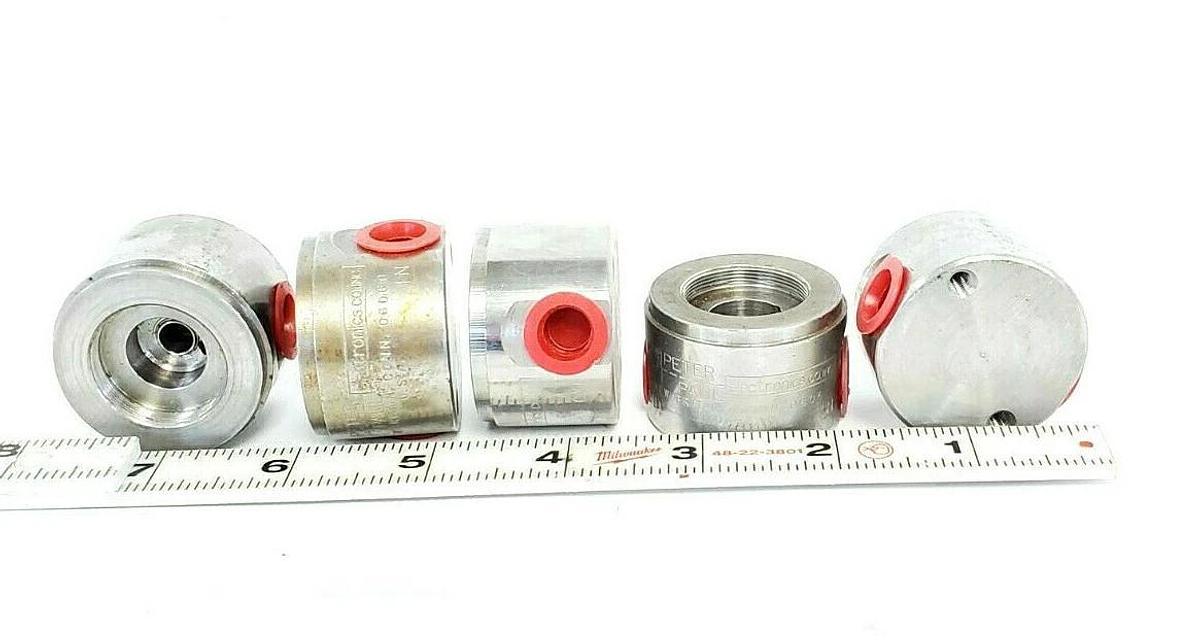 Used LOT OF 5 PETER PAUL SOLENOID VALVE BASES