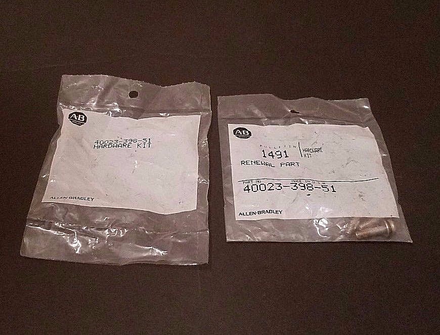 LOT OF 2 NEW ALLEN BRADLEY 40023-398-51 HARDWARE KITS 4002339851