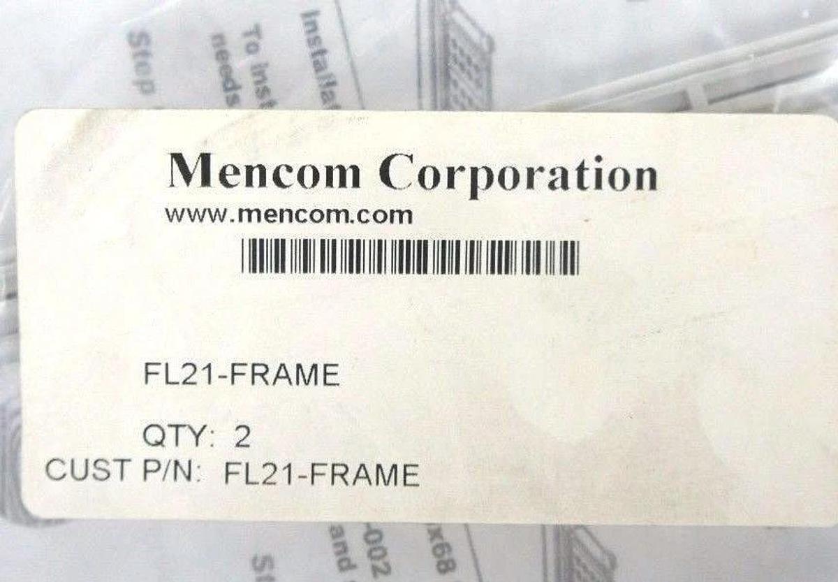 Used LOT OF 2 NIB MENCOM FL21-FRAME CABLE ENTRY SYSTEM