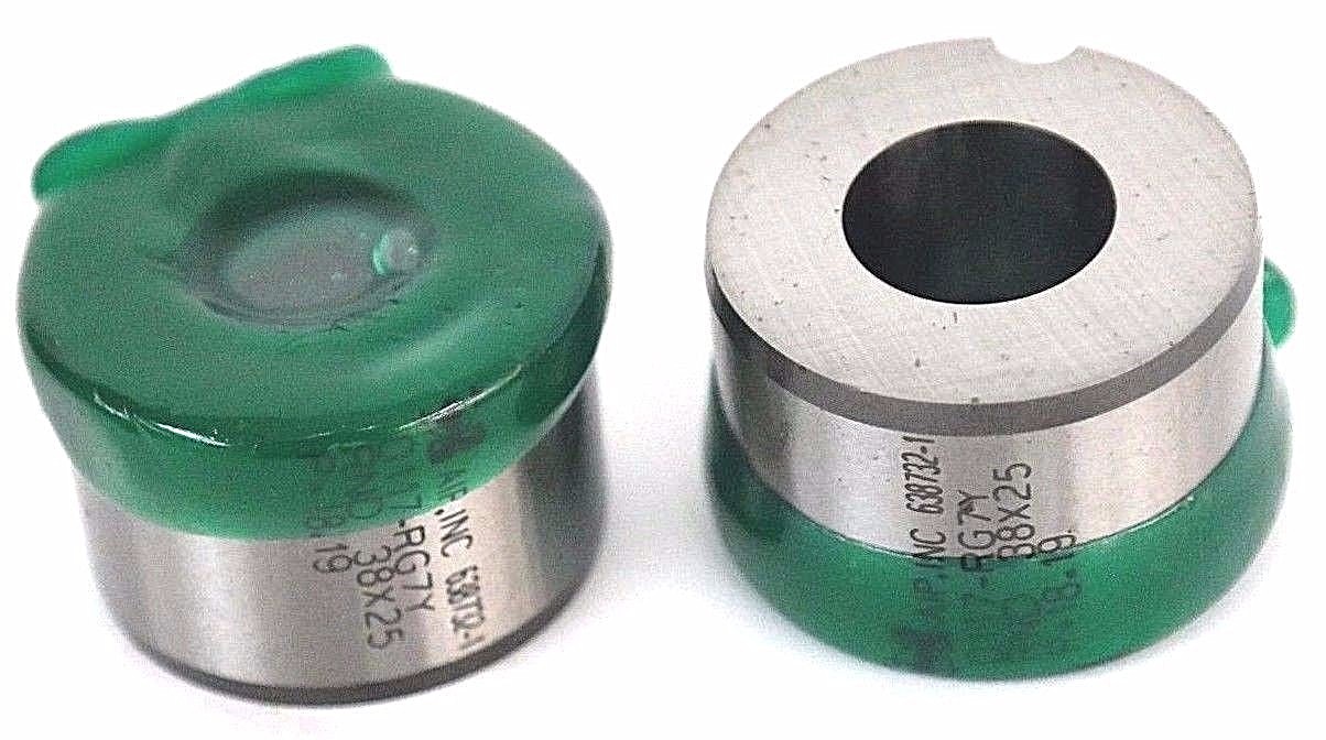 Used NEW AIP INC 638732-1 PUNCH 0117-RG7Y RND 38x25 P-18.19 - LOT OF 2