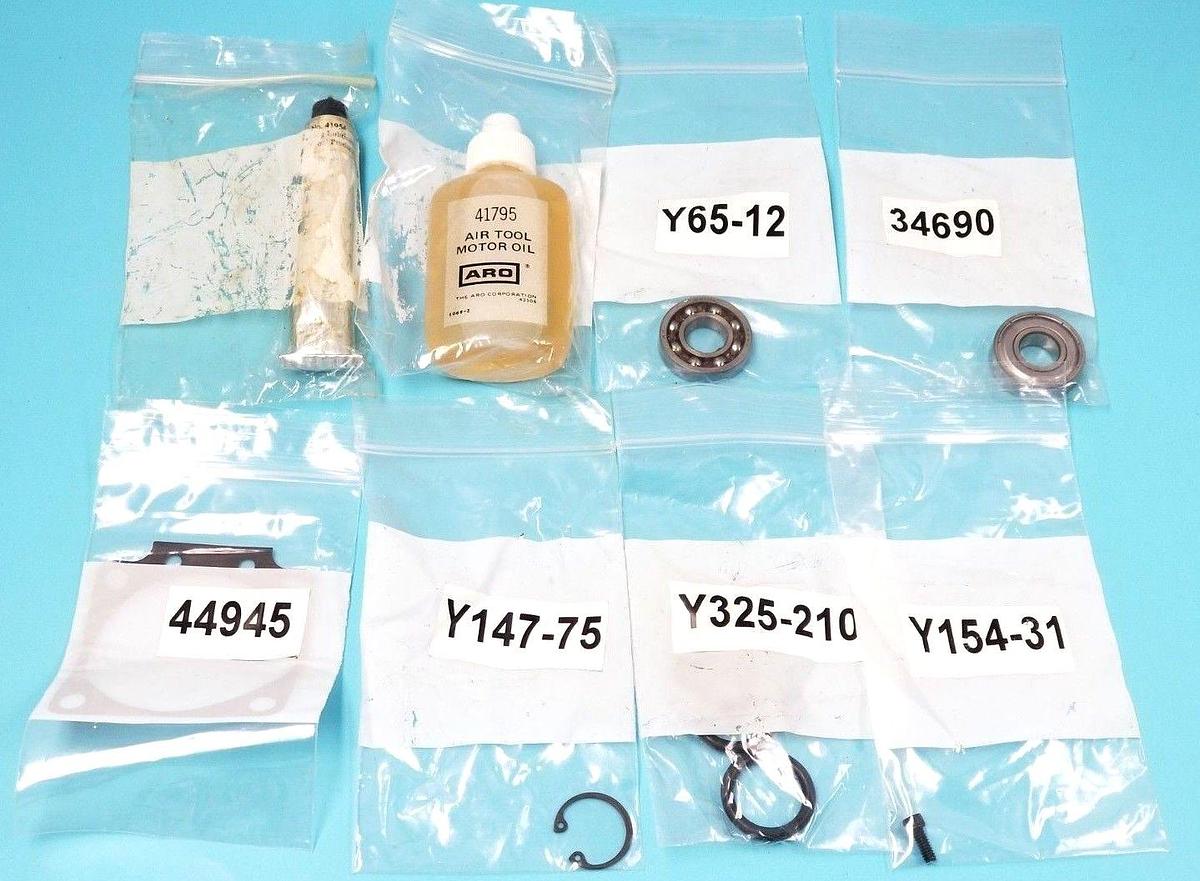 Used LOT OF ASSORTED NEW ARO SERVICE PARTS 41795 41954 44948 35963 45304 45175 59378