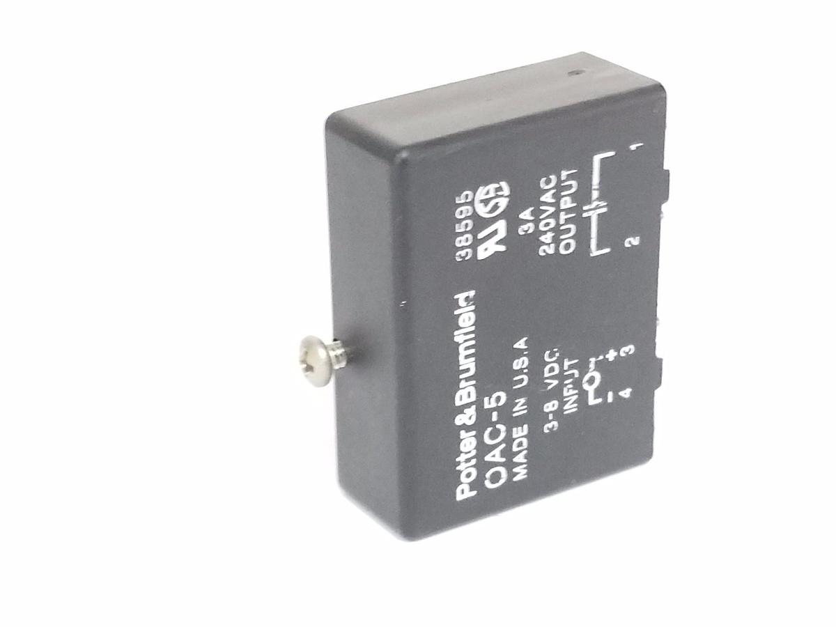Used POTTER & BRUMFIELD OAC-5 I/O MODULE 3A, 240VAC OAC5