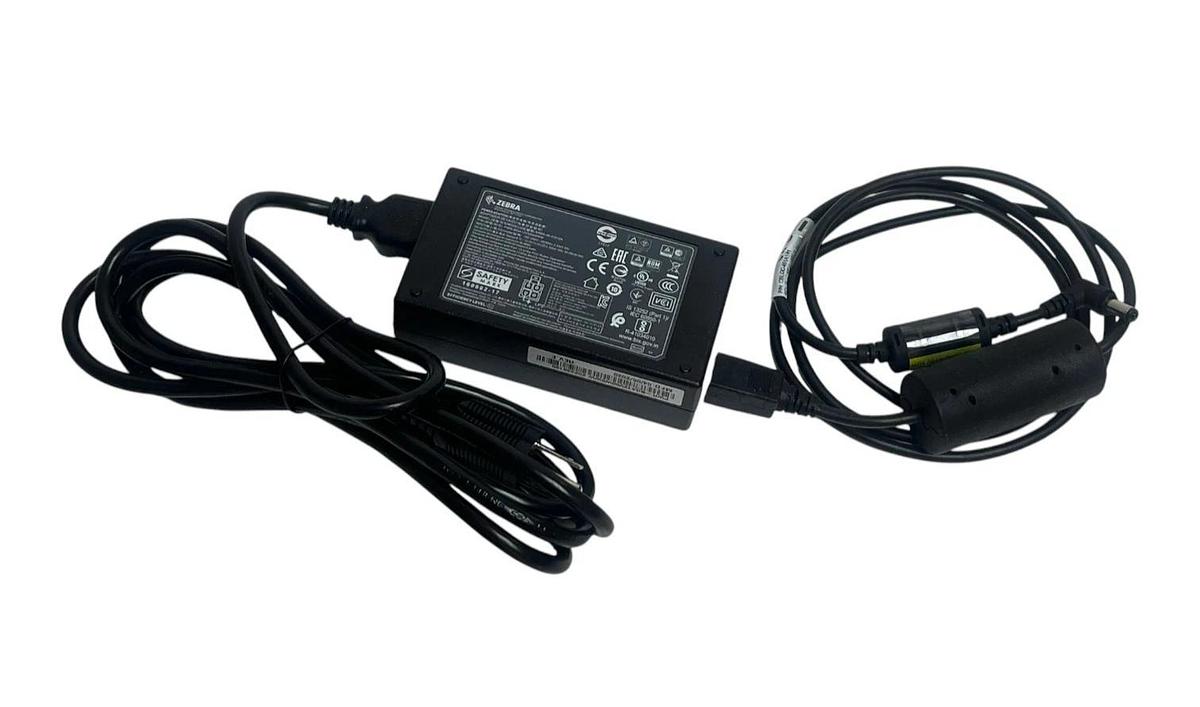 Zebra PWR-BGA12V50W0WW Power Supply Block CBL-DC-451A1-01 12V 4.16A 50W Cord