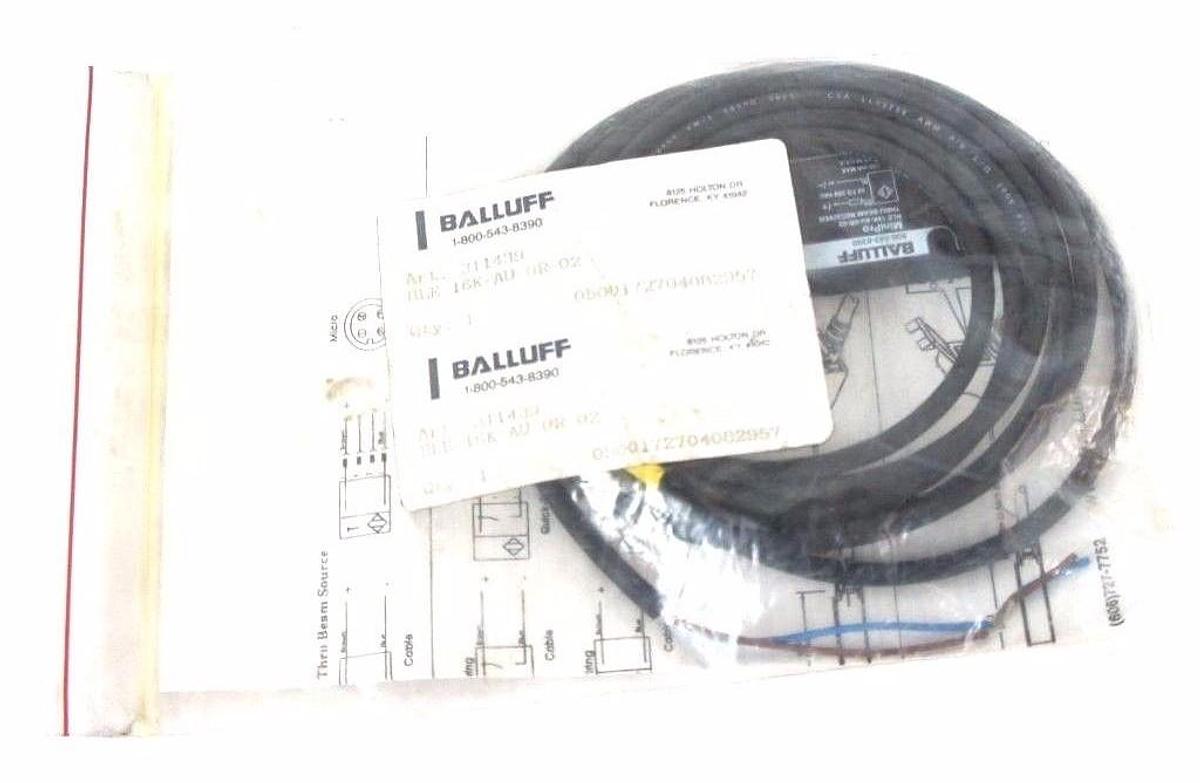 Used NEW BALLUFF BLE 16K-AU-0R-02 THRU BEAM PHOTOELECTRIC RECEIVER 311439