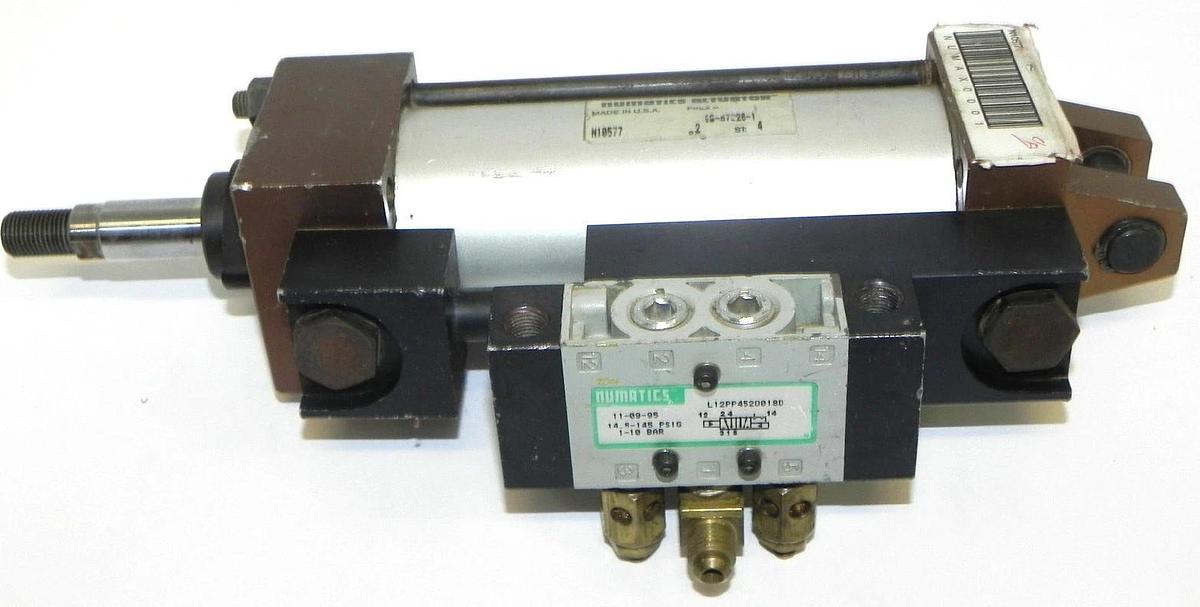 Used NUMATICS ACTUATOR N10577 W/ L12PP452O018D VALVE