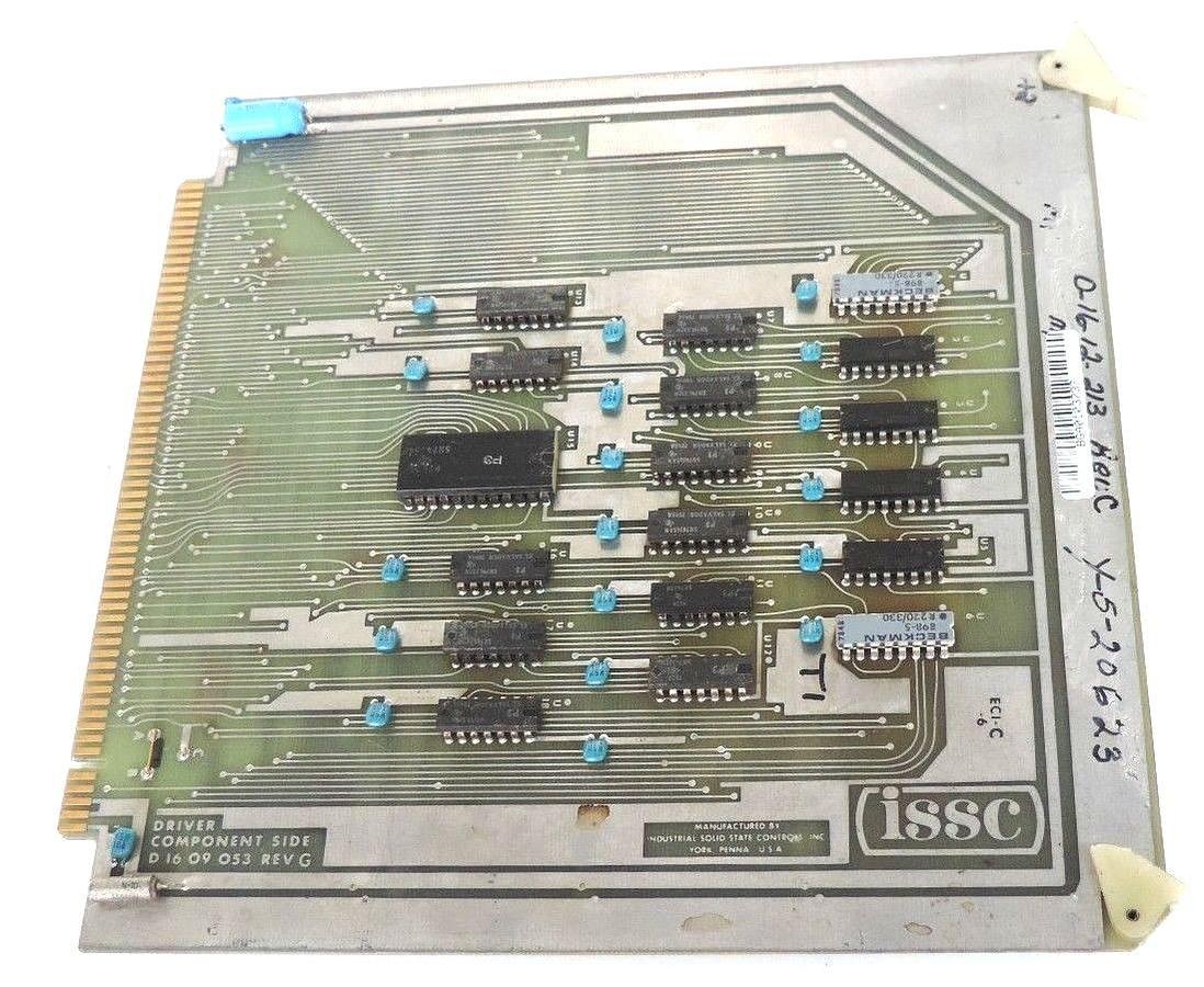 Used REPAIRED ISSC D 16 09 053 REV. G PC BOARD D-16-12-213 REV. C