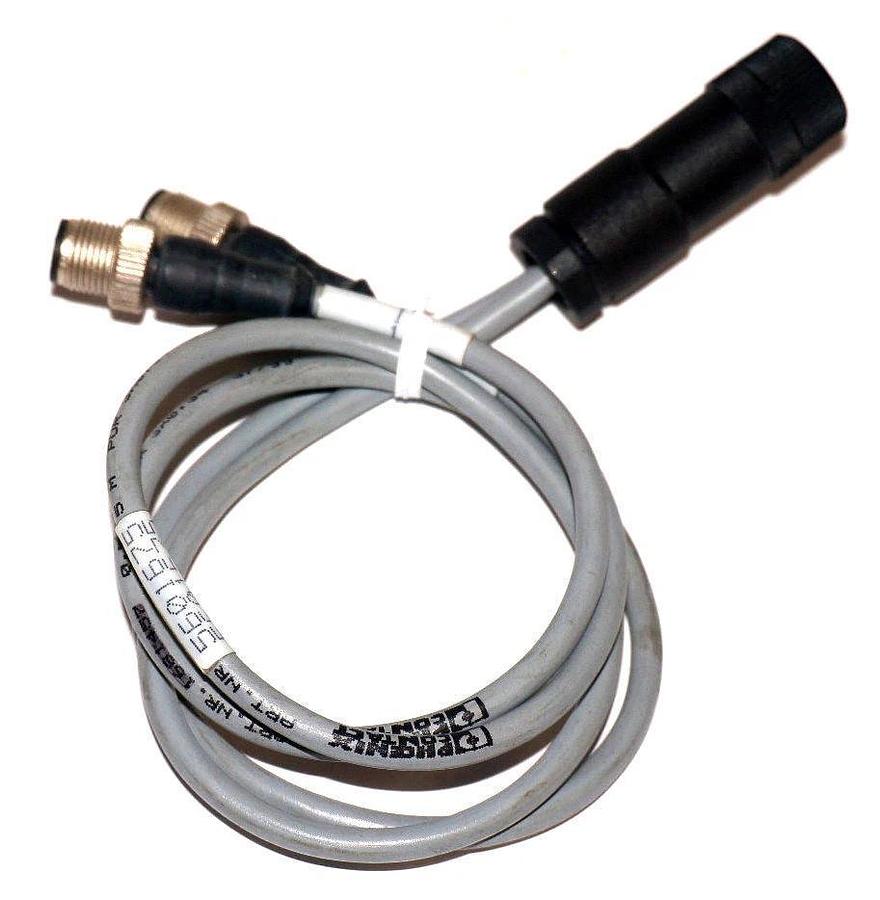 Used PHOENIX CONTACT 5601675 CABLE SAC-3P-M12Y/2X1.0-PUR/M12MS