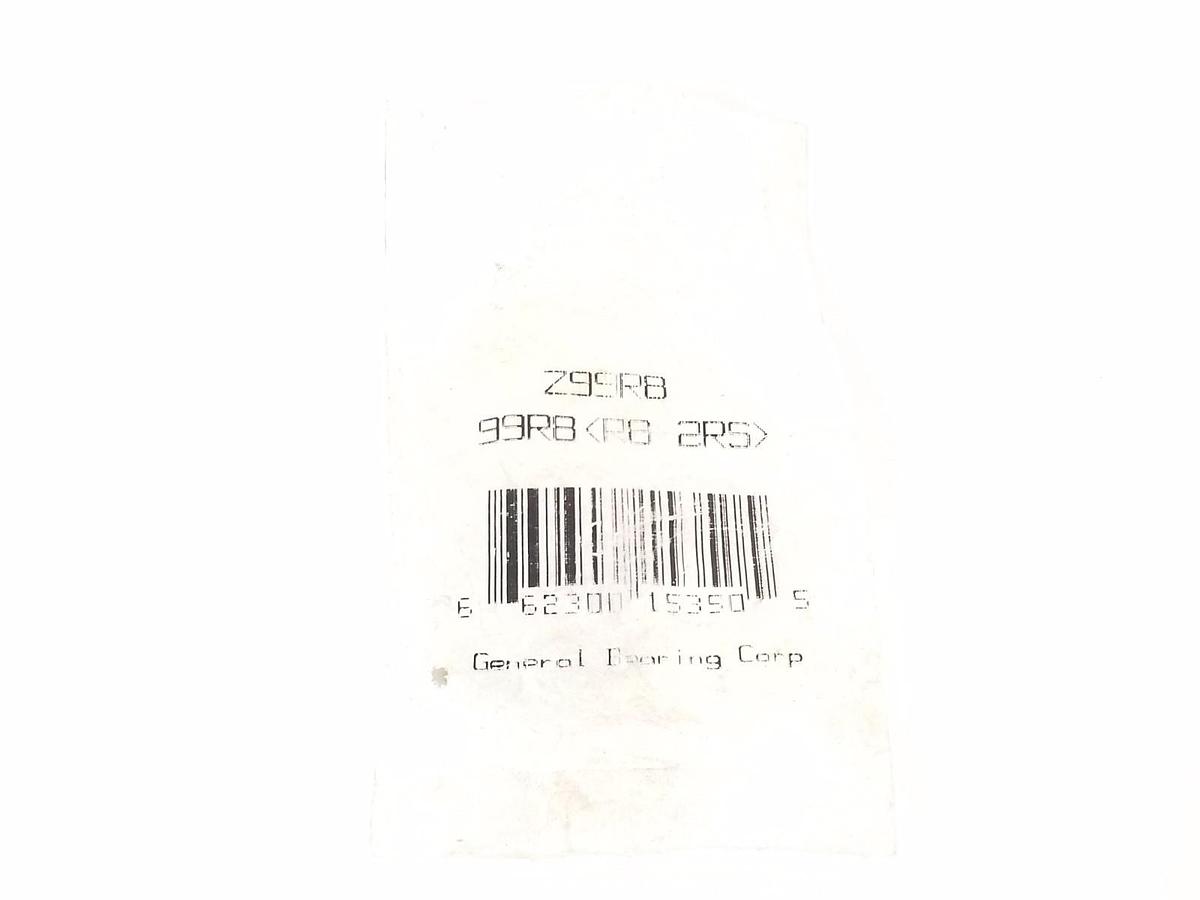 Used NEW GENERAL BEARING CORP. Z99R8 BEARING 1/2X1-1/8X5/16IN