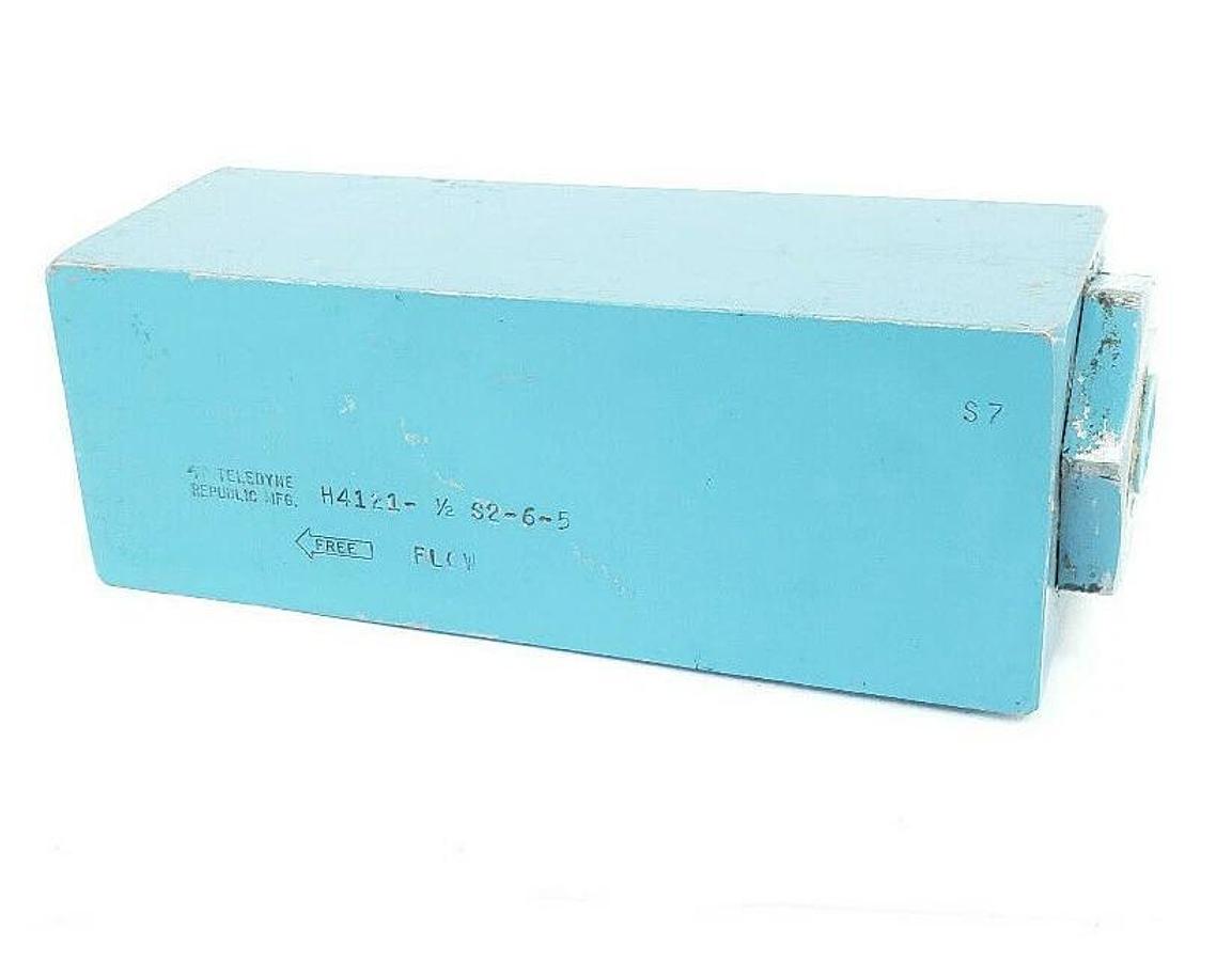 Used PARKER H4121-1/2 S2-6-5 CHECK VALVE H4121-1/2S2-6-5 H41211/2S265