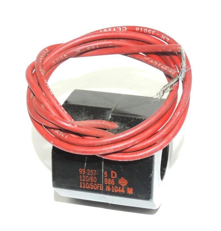 Used ASCO 99-257-5D COIL 120/60FB 110/50FB FOR SOLENOID VALVE, 992575D