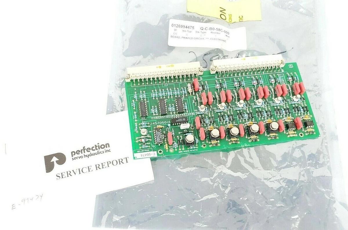 Refurbished SOLARTRON 24570501X CONTROL BOARD 24579501X 9295C (REPAIRED)