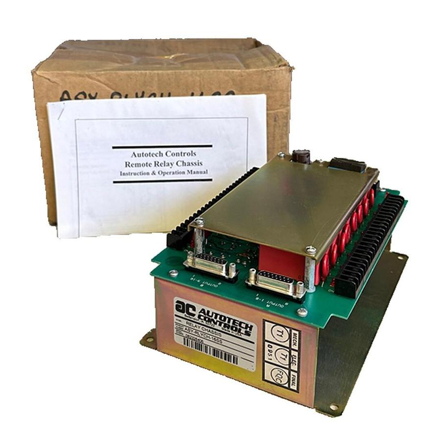 Used NEW AVG AUTOTECH CONTROLS ASY-RLYCH-16SS / ASYRLYCH16SS REMOTE RELAY CHASSIS