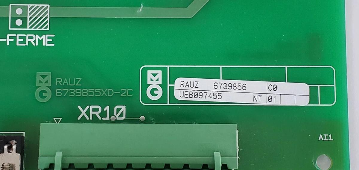 Used MGE RAUZ 6739855XD-2C PC BOARD 6739856