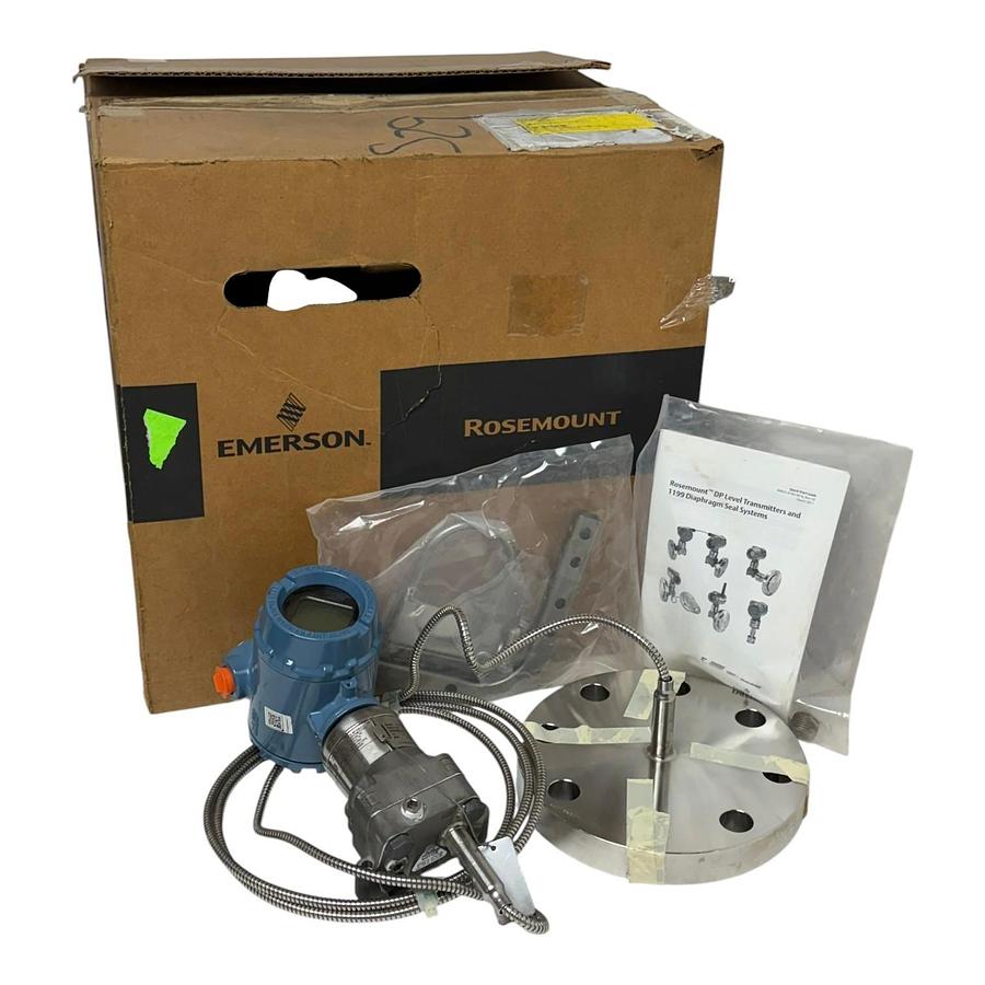 Used Rosemount 3051S Pressure Transmitter 3051S2CG4A2B11A1AB4D1K6M5P1Q4Q8A1003 1199R