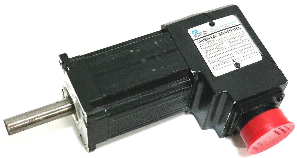 Used PACIFIC SCIENTIFIC S22HSNA-RNNM-03 BRUSHLESS SERVOMOTOR 3.7A, 4.2OHM 8.4LB-IN