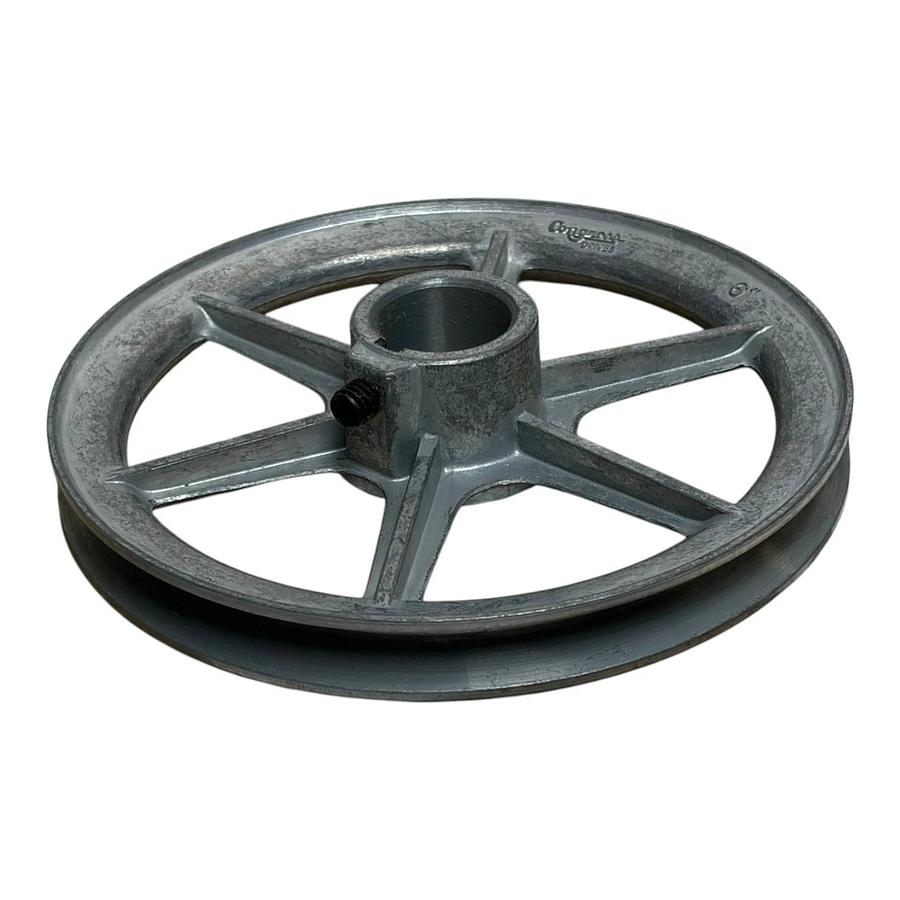Congress Drives 6" V-Belt Pulley 1" Bore 1:1 Eagle Belt Conveyor 3X921 New