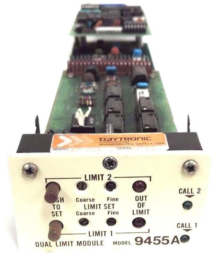 Used DAYTRONIC 9455A DUAL LIMIT MODULE 73468A, 73499, 73469A