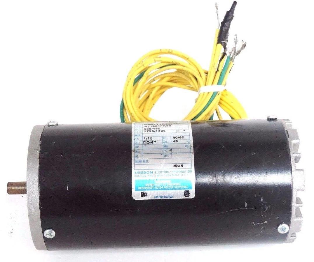 Used LEESON CM31T17N224A A.C. GEARMOTOR 1/15 H.P. 1725/1425 RPM M1120170.00
