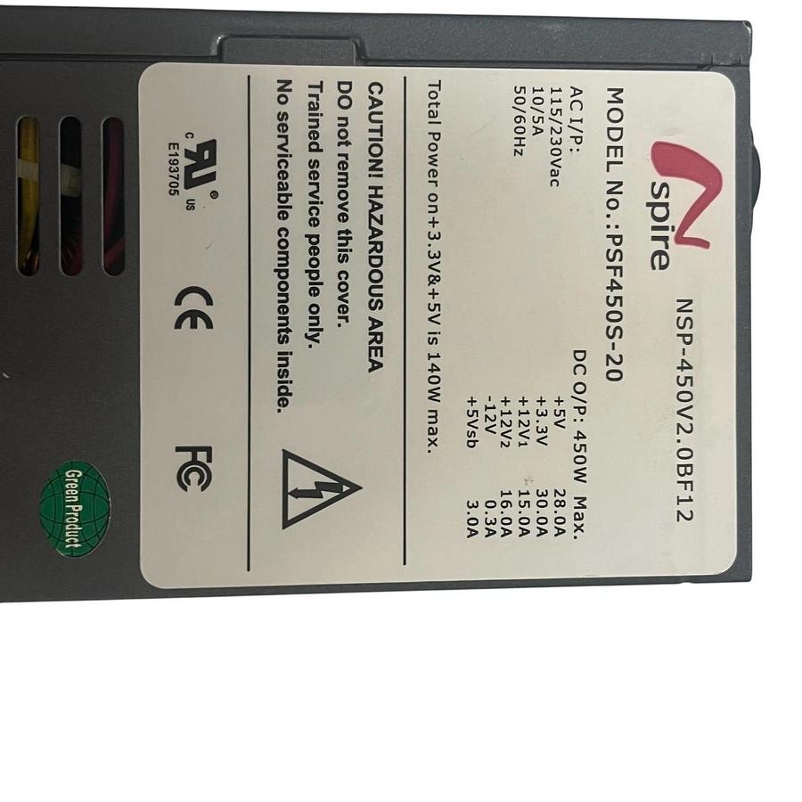NSpire PSF450S-20 450W ATX Power Supply NSP-450V2.0BF12 - NSNP