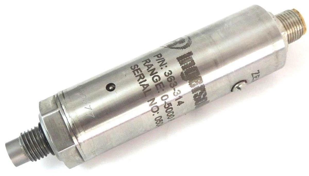 Used INGERSOLL-RAND 363-314 TRANSDUCER 0-5000PSIG IR PRESSURE SENSOR